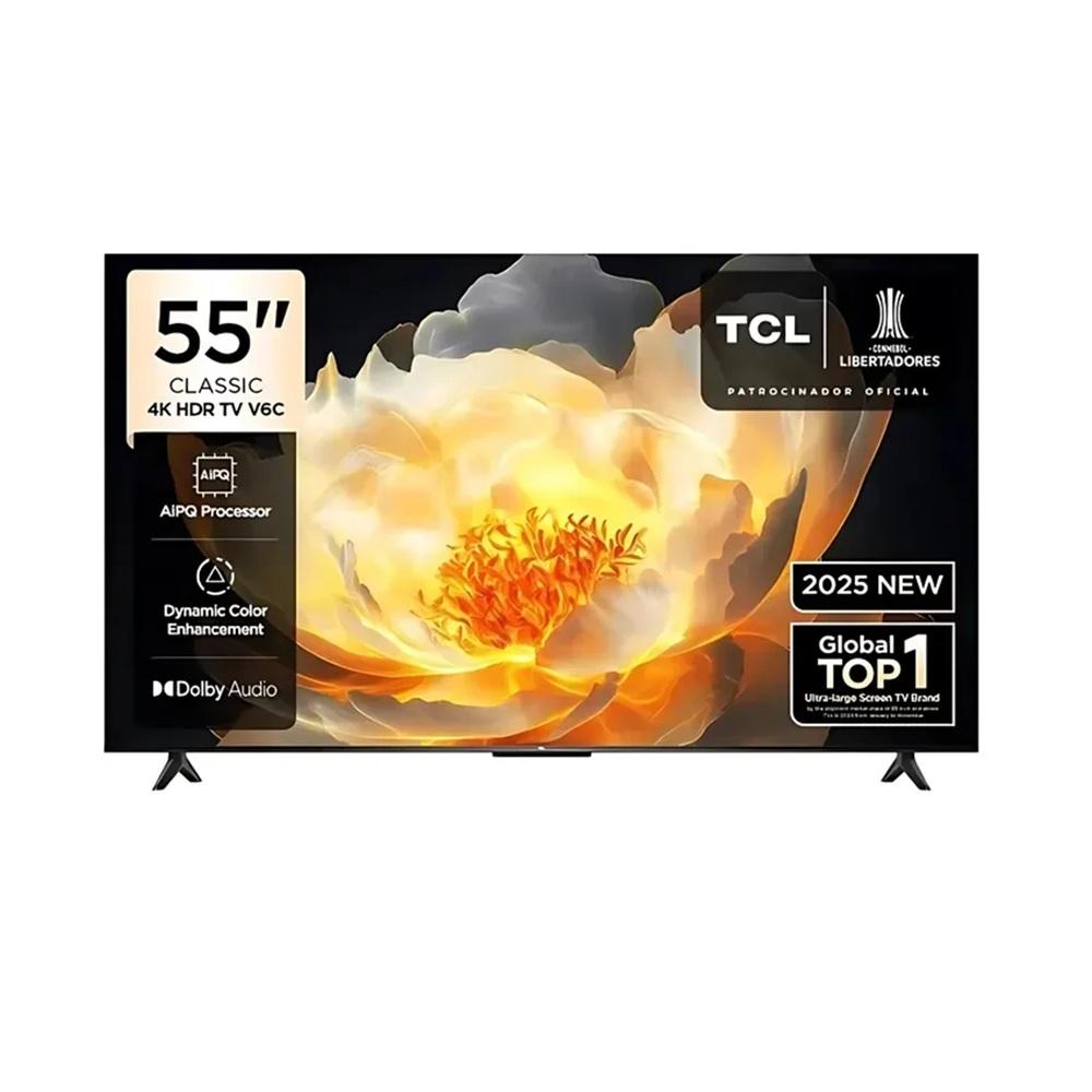TELEVISOR TCL 55 " 55V6C 2025 LED 4K UHD GOOGLE TV