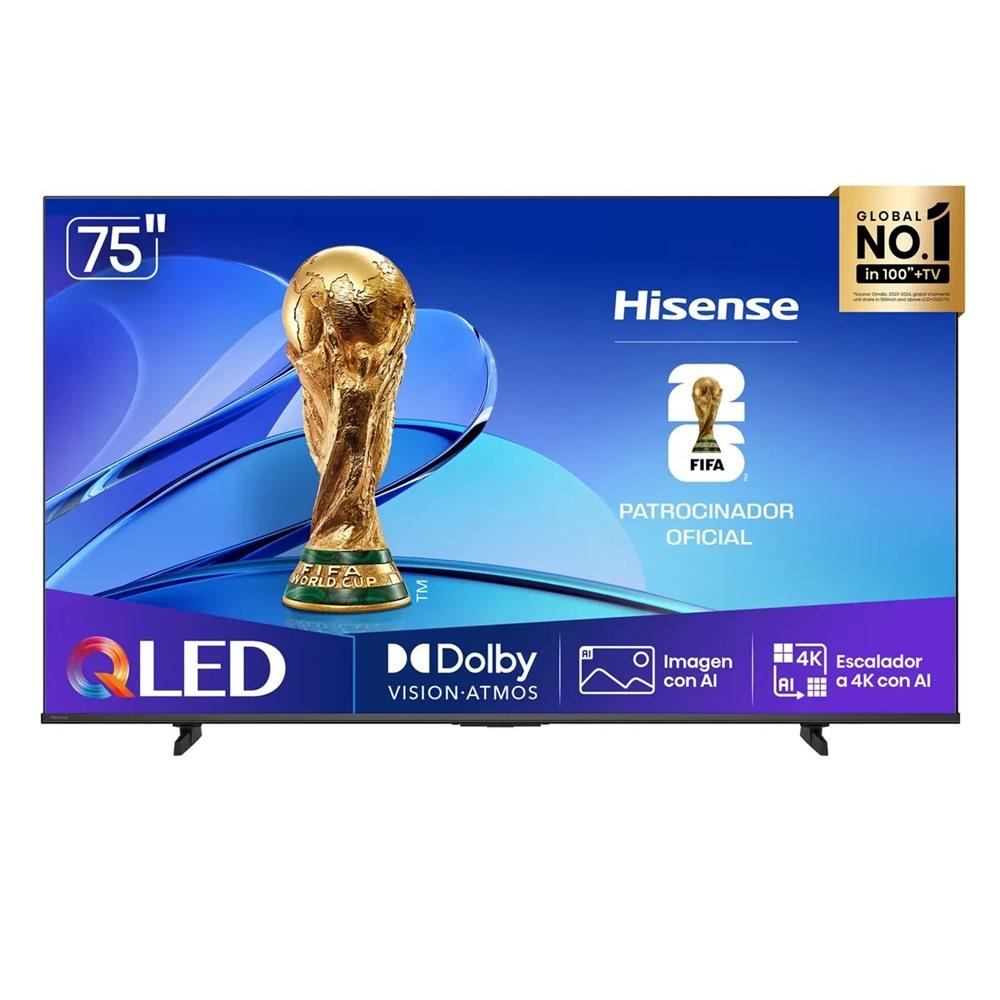 TELEVISOR HISENSE QLED 75" UHD SMART TV 75Q6QV