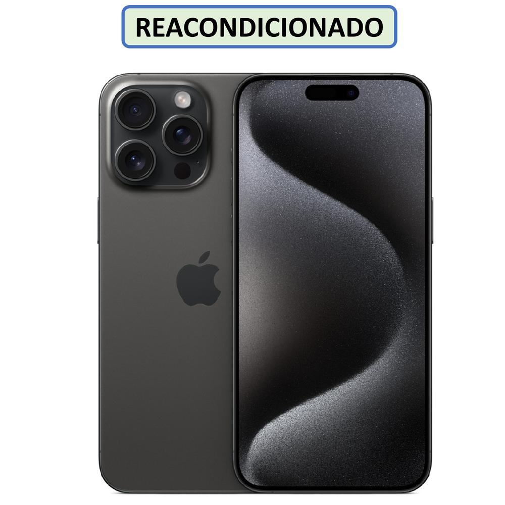 CELULAR APPLE IPHONE 15 PRO ESIM 512GB 8GB BLACK-TITANIUM (REACONDICIONADO)