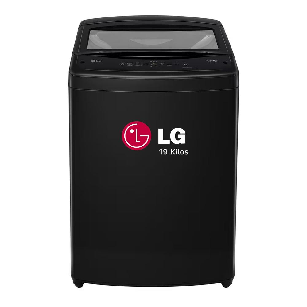 LAVADORA LG WT19OBVTB 19KG TURBODRUM CARGA SUPERIOR ONYX NEGRO