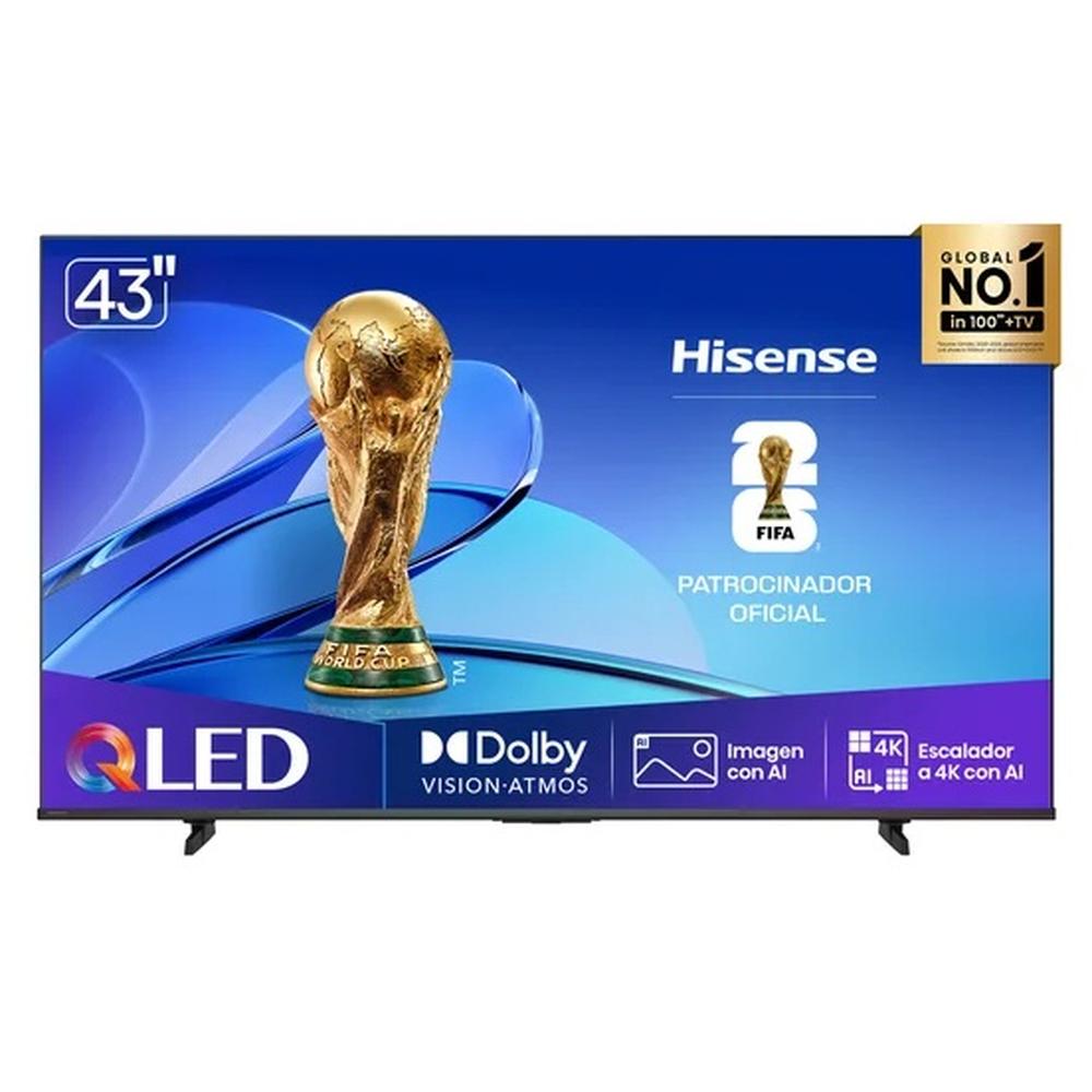 TELEVISOR HISENSE QLED 43" UHD SMART TV 43Q6QV VIDDA MODELO 2025