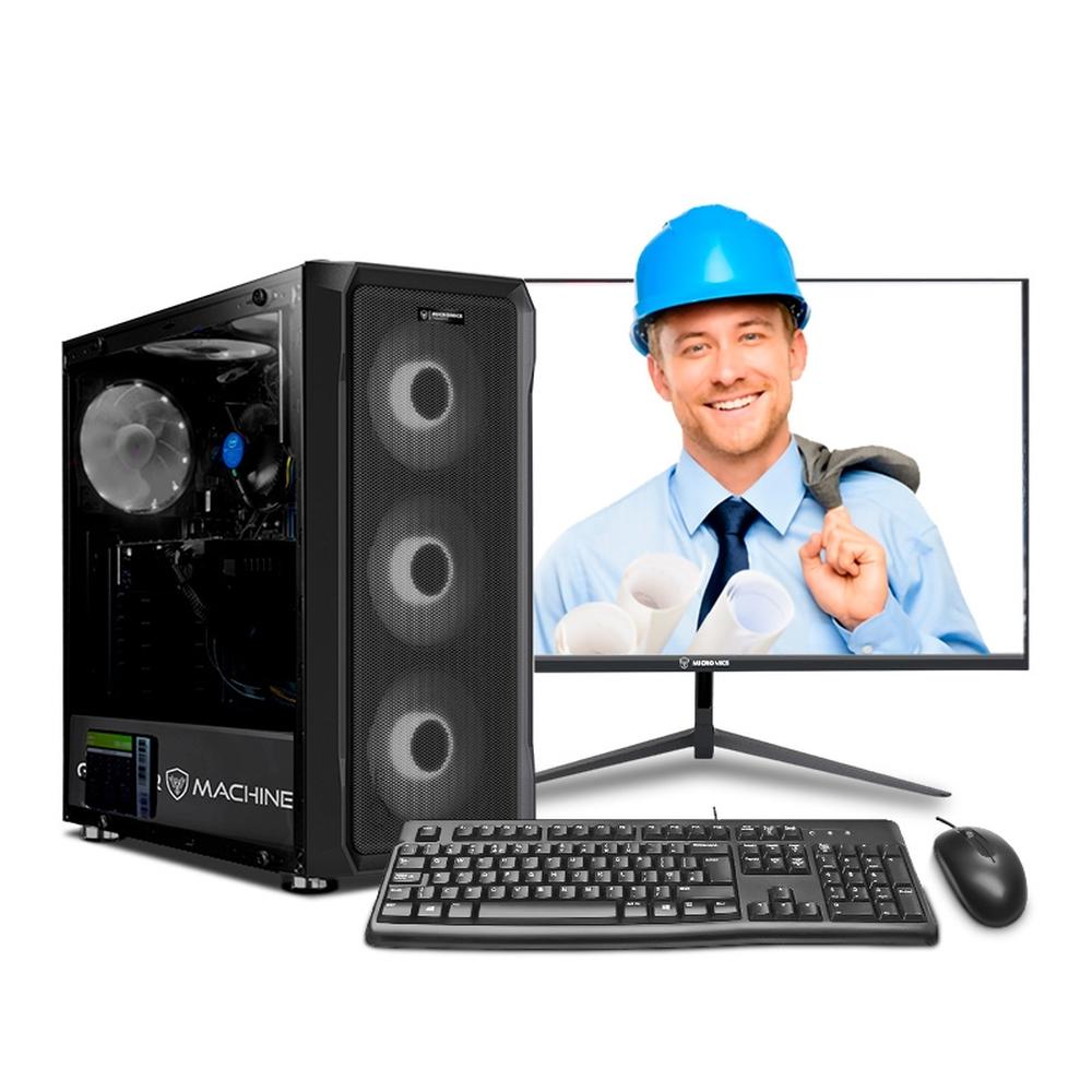 COMPUTADORA INTEL CORE I7 10700F 16GB 500GB 24" IPS RTX3050 6GB PC INGENIERÍA Y DISEÑO MIPCLISTA - MI PC LISTA