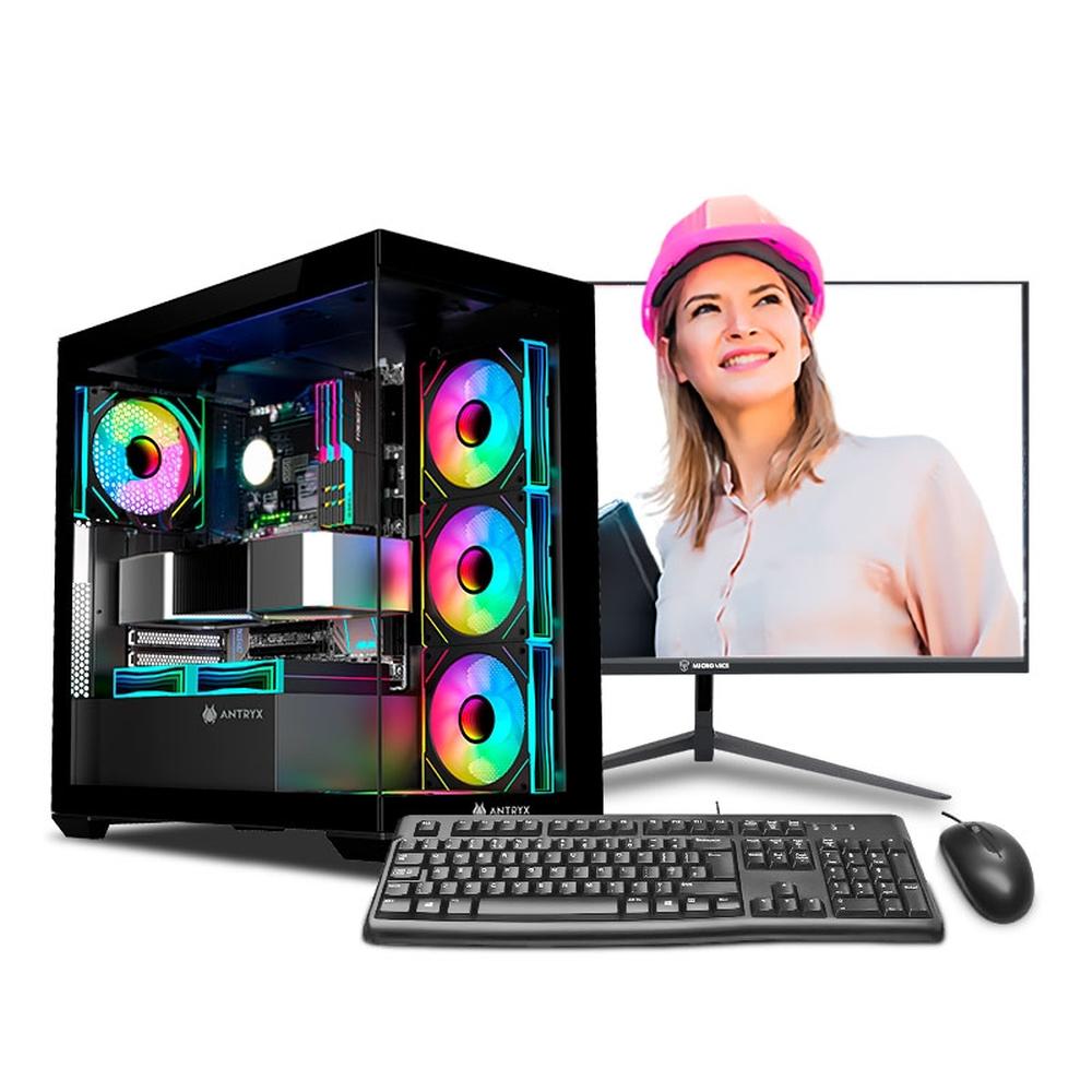 COMPUTADORA INTEL CORE I7 14700F 16GB 500GB 27" IPS RTX5060 8GB PC INGENIERÍA Y DISEÑO MIPCLISTA - MI PC LISTA