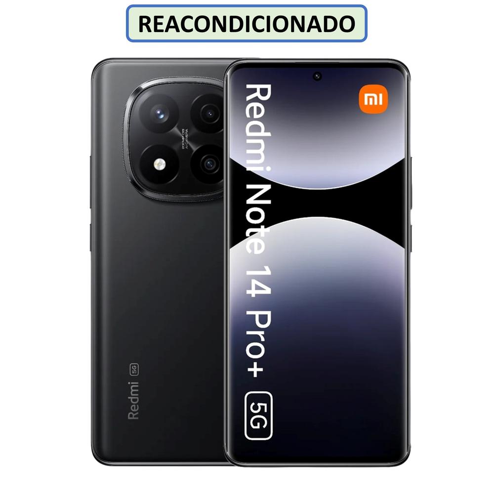 CELULAR XIAOMI REDMI NOTE 14 PRO PLUS 5G 512GB 12GB NEGRO (REACONDICIONADO)