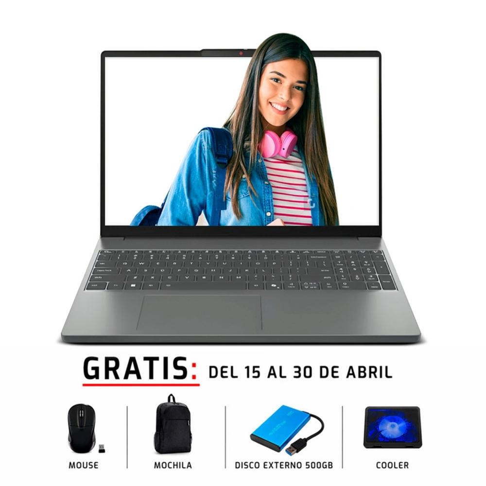 LAPTOP LENOVO IDEAPAD SLIM 3 15IRH10 15,3” INTEL CORE I5 13420H 16GBLPDDR5 500GB MIPCLISTA - MI PC LISTA