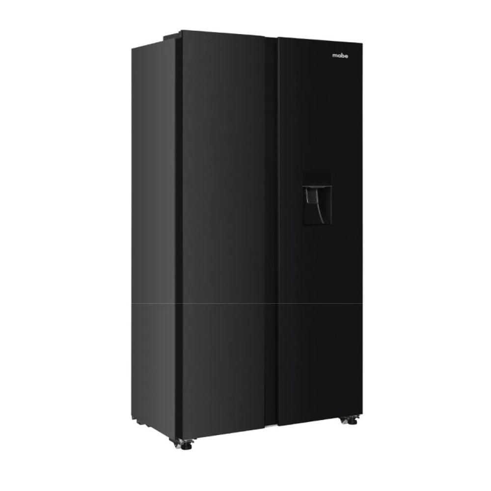 REFRIGERADORA MABE SIDE BY SIDE NO FROST INVERTER 520 LTS BLACK STEEL MSD565QMLSP0