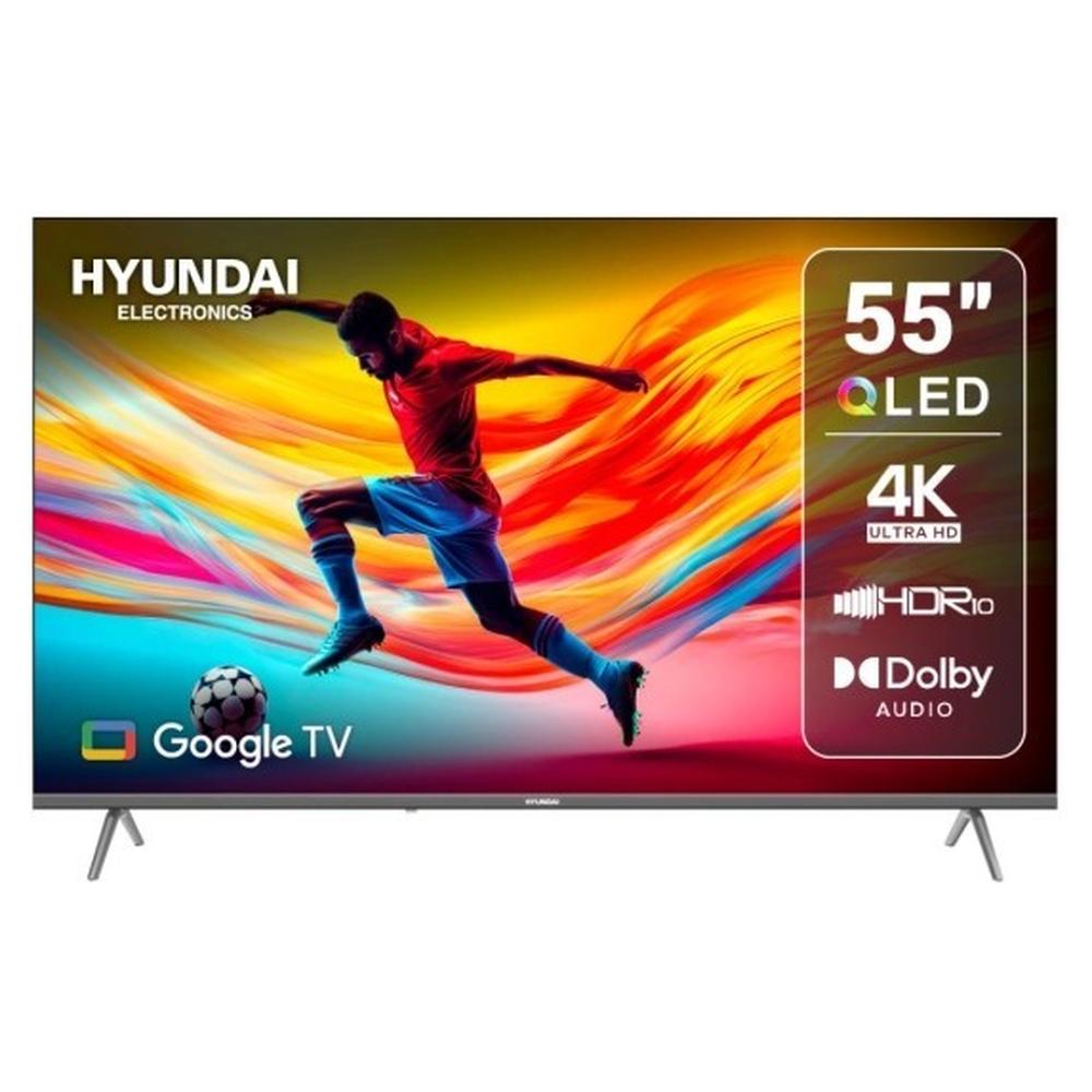 TELEVISOR 55” HYUNDAI QLED GOOGLE TV UHD 4K HYLED5529QG