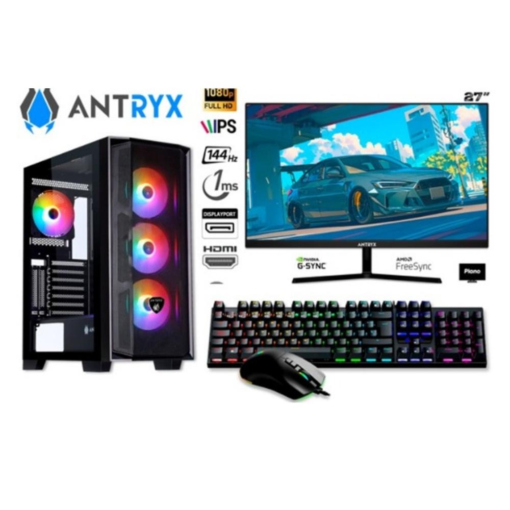PC GAMER ANTRYX RGB RYZEN 7 5700G 16GB 500GB SSD MONITOR PLANO FULL HD 27" 144HZ