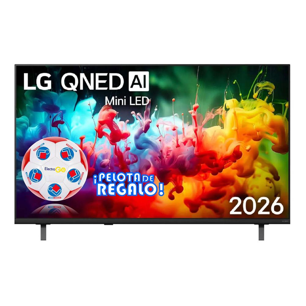 SMART TV LG 65” QNED AI MINI LED 4K UHD 65QNED70BSA 2026 + PELOTA GRATIS