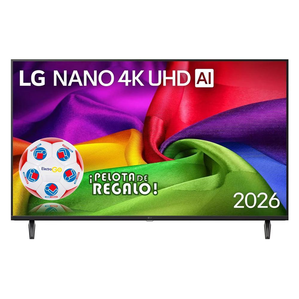 TELEVISOR LG 85" NANO 4K UHD AI SMART TV 85NU800BPSB 2026 + PELOTA GRATIS