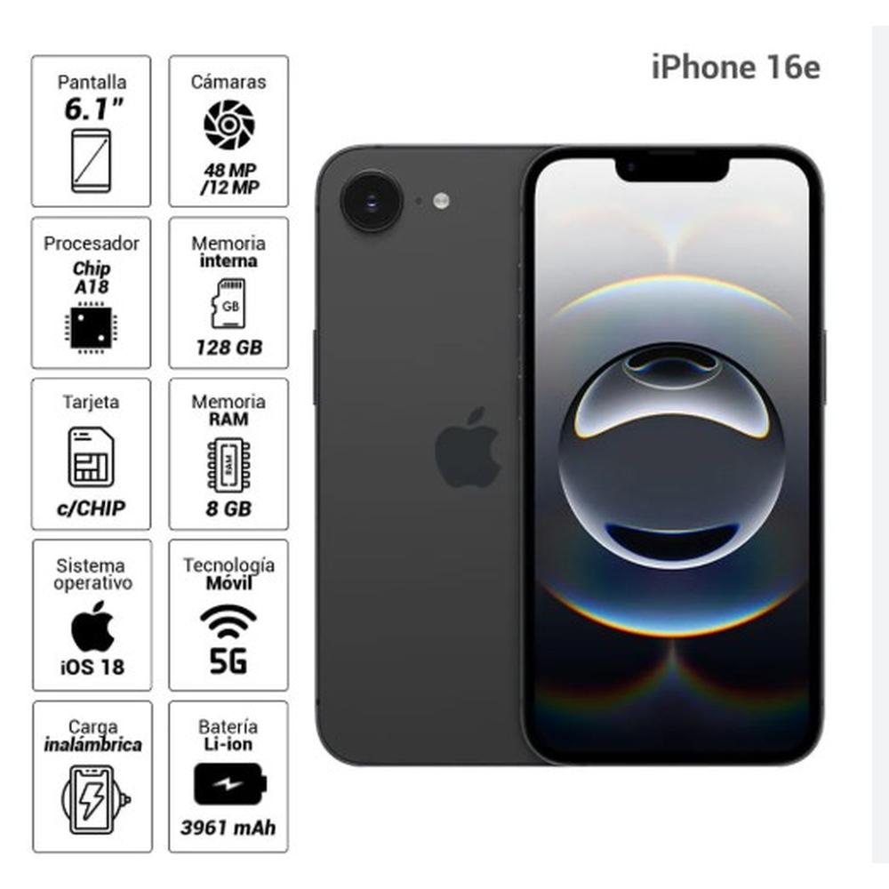 CELULAR APPLE IPHONE 16E 128G