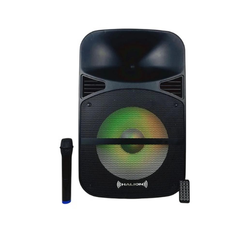 PARLANTE ACTIVO 15 HALION PHA-15MDB, 1000W, LED