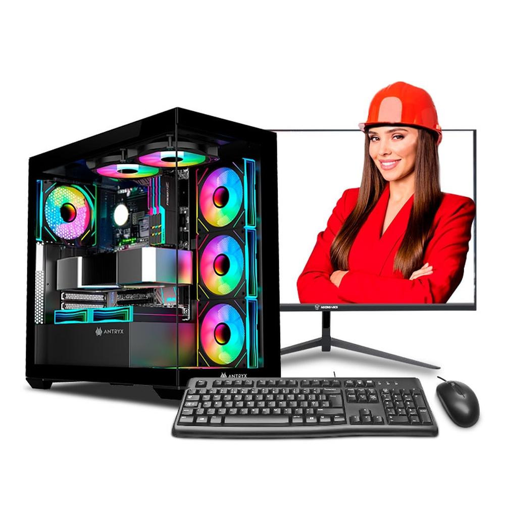COMPUTADORA INTEL CORE I9 12900KF 16GB 500GB 24" IPS RTX5060 8GB PC INGENIERÍA Y DISEÑO MIPCLISTA - MI PC LISTA