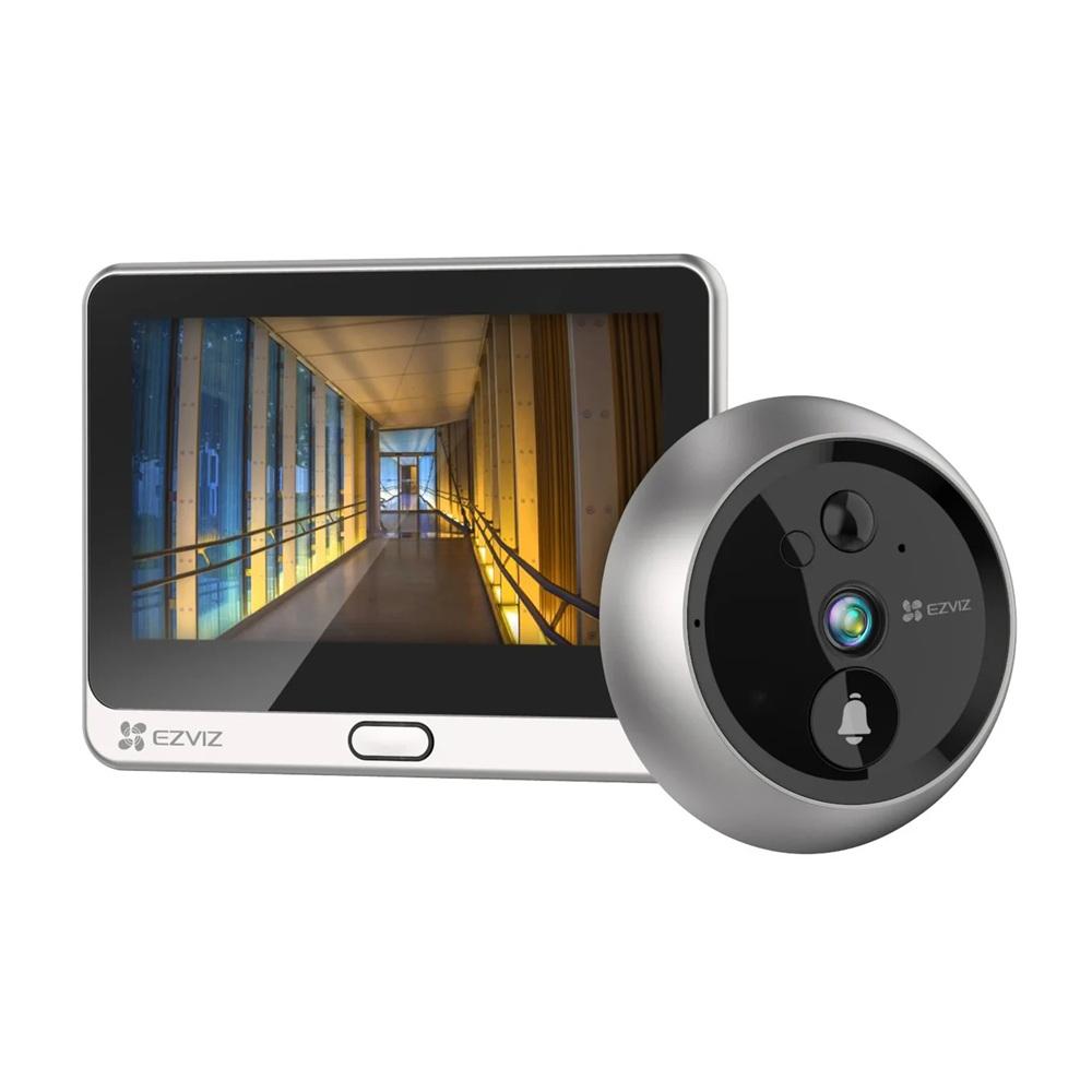 TIMBRE MIRILLA EZVIZ INTELIGENTE WIFI 3MP 2K  CON PANTALLA