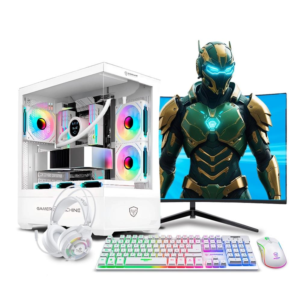 PC GAMER DRACO WHITE RGB CORE I7 12700F SSD 500GB 32GB RTX5060TI 16GB