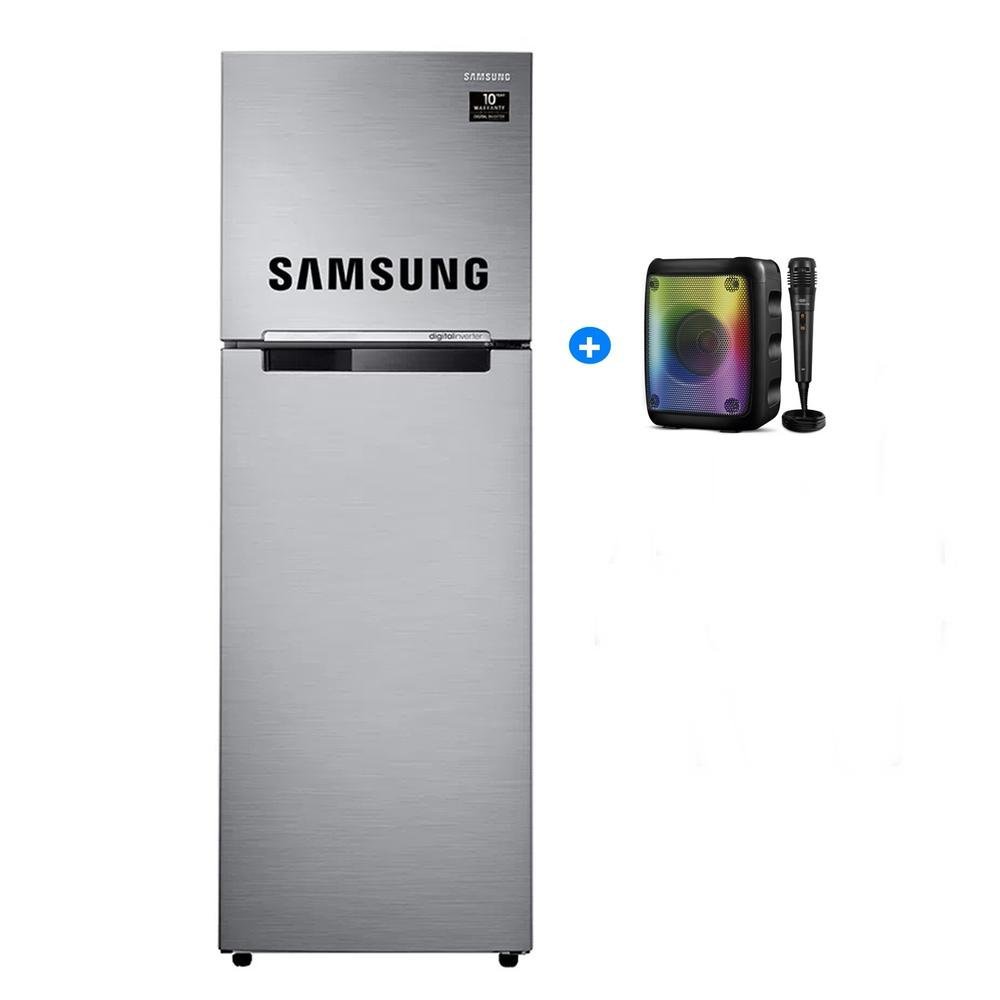 REFRIGERADORA SAMSUNG 255L RT25FARADS8/PE+REGALO PARLANTE PORTATIL EVERSOUND EV5003