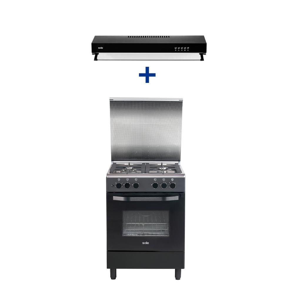 COCINA SOLE - BAHAMAS 60CM + CAMPANA NYX 60 1M