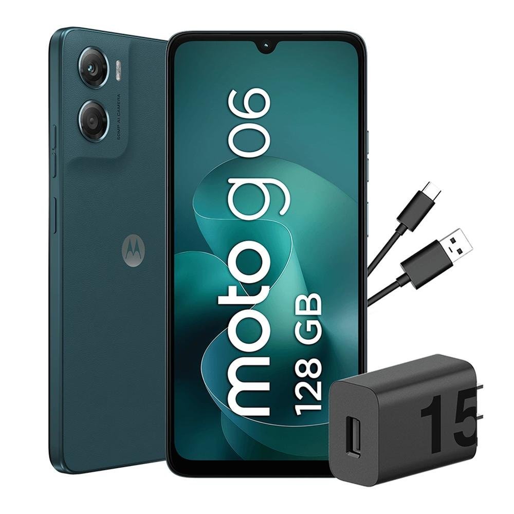 CELULAR MOTOROLA MOTO G06 AZUL 6.9” 4GB 128GB NANO SIM