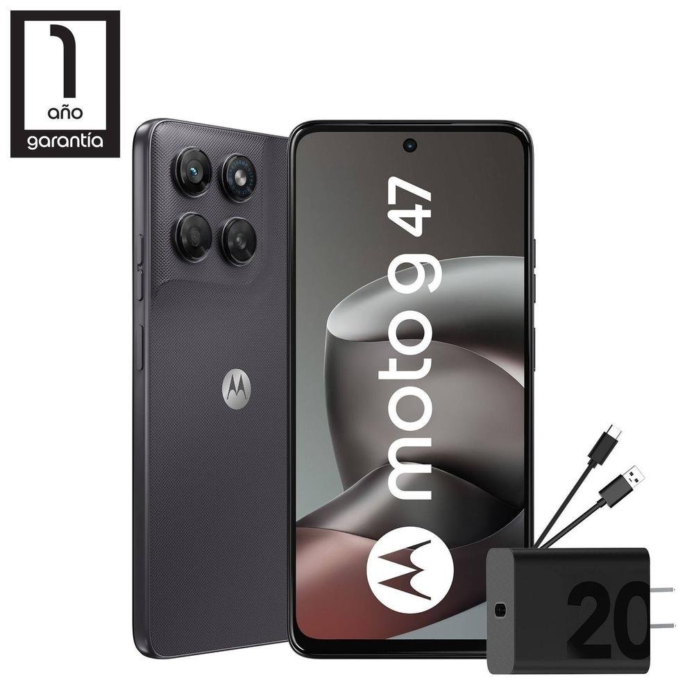 CELULAR MOTOROLA MOTO G47 GRIS 6.8” 4GB 128GB NANO SIM