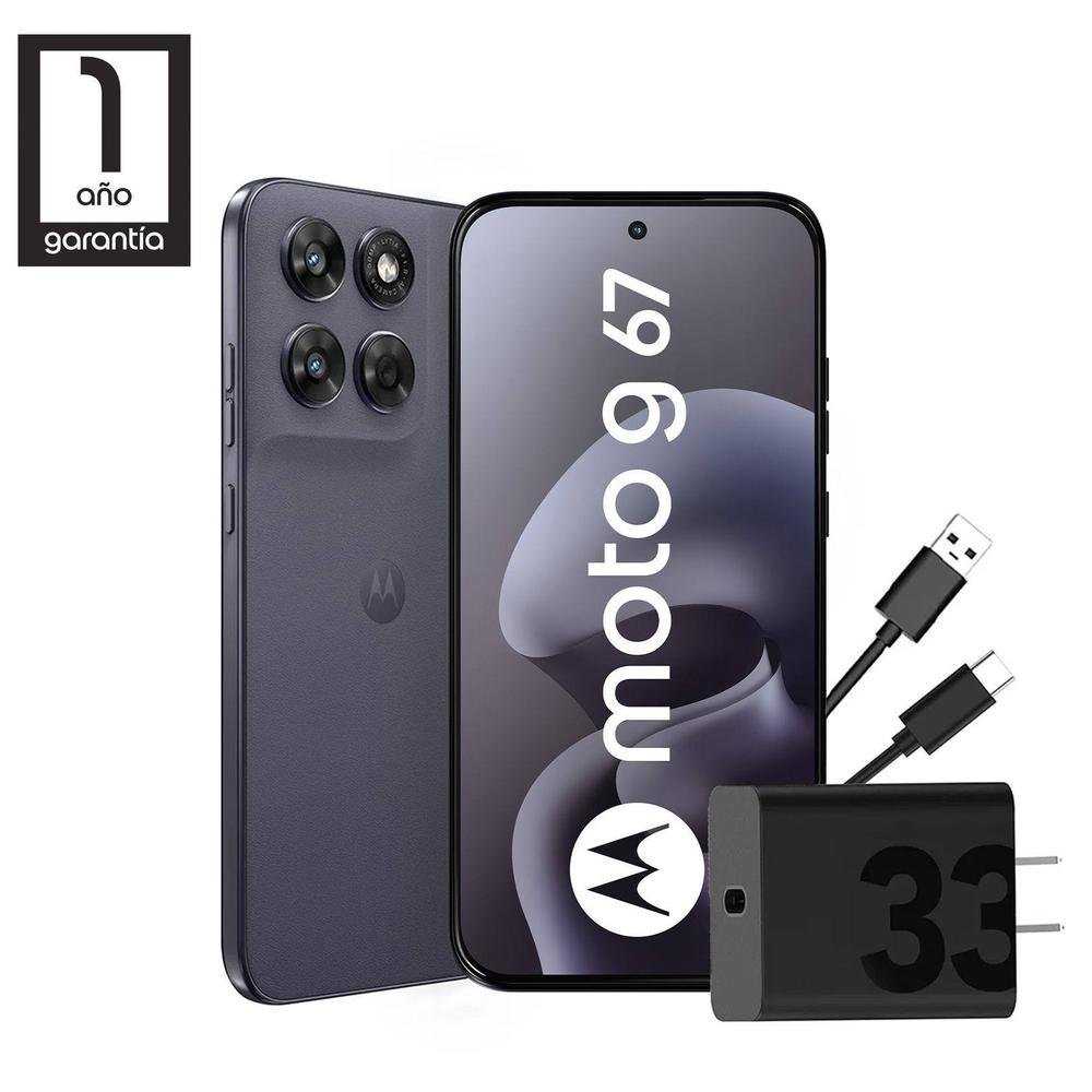 CELULAR MOTOROLA MOTO G67 GRIS 6.8” 4GB 256GB NANO SIM