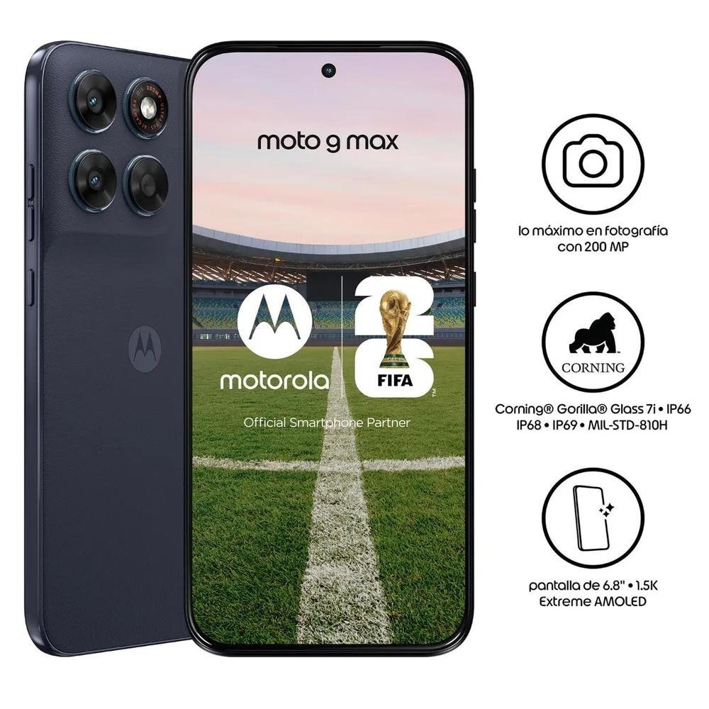 CELULAR MOTO G MAX 256GB 5G 8GB Gris oscuro