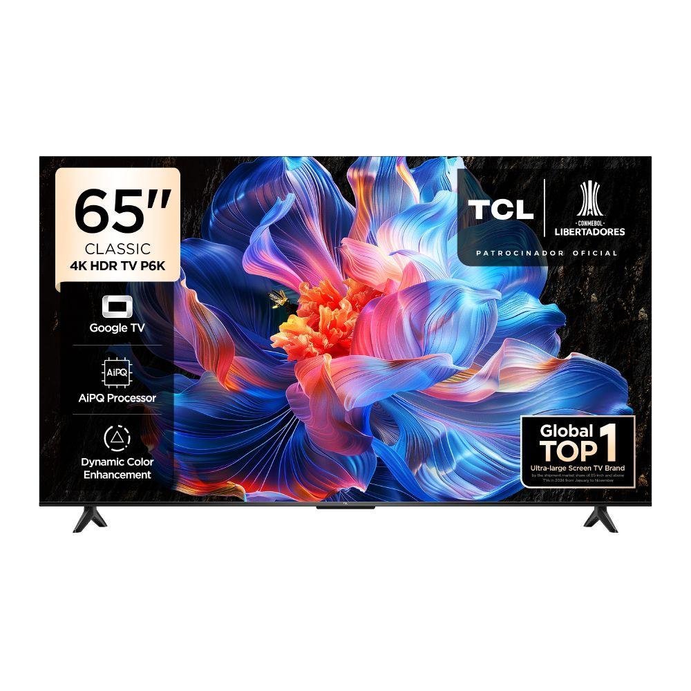 TELEVISOR SMART TCL 65" 4K UHD LED GOOGLE TV 65P6K 2025