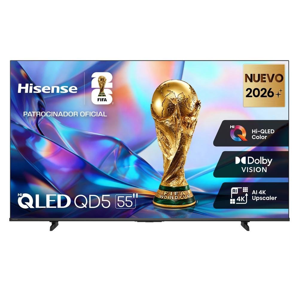 TELEVISOR SMART HISENSE 55" 4K UHD HI-QLED VIDAA 55QD5SV 2026