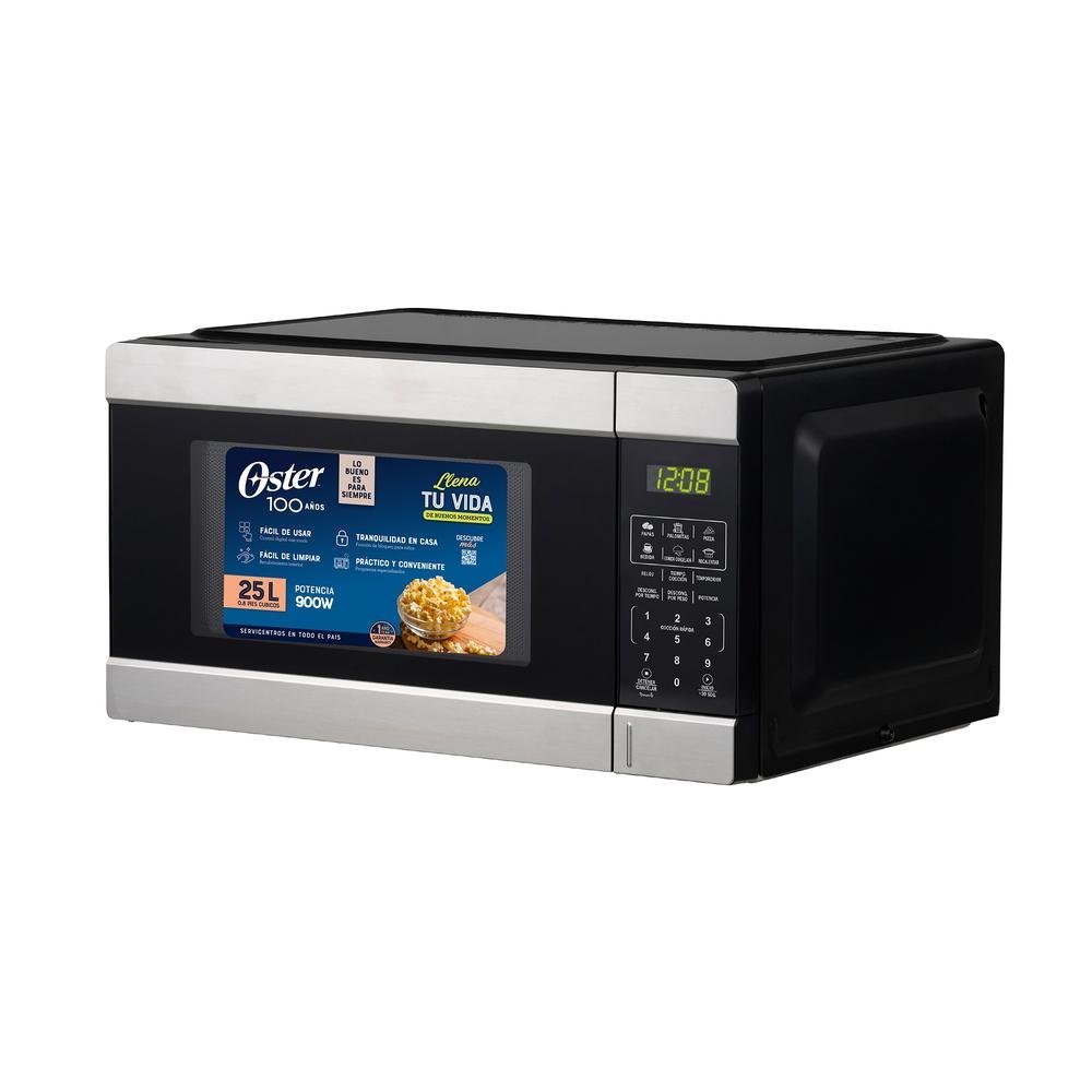 HORNO MICROONDAS OSTER POGG2303 25L NEGRO Y ACERO