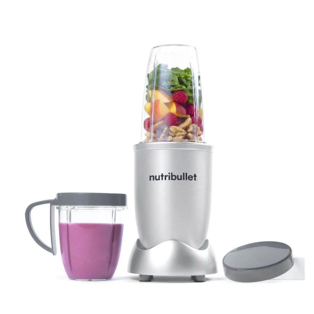 EXTRACTOR DE NUTRIENTES QUALITY PRODUCTS NUTRIBULLET 600 GLOSSY 600W 700ML 1 VELOCIDAD PLATEADO