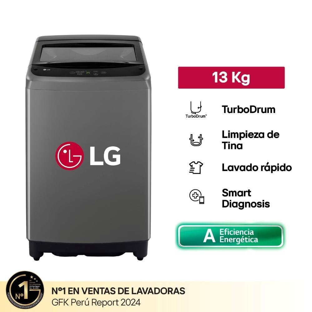 LAVADORA LG WT13BVTB 13KG CARGA SUPERIOR NEGRO
